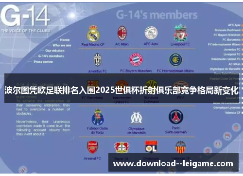 波尔图凭欧足联排名入围2025世俱杯折射俱乐部竞争格局新变化
