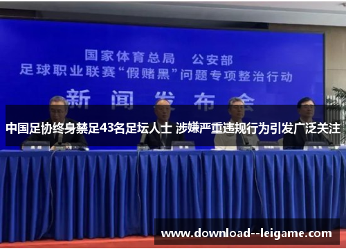 中国足协终身禁足43名足坛人士 涉嫌严重违规行为引发广泛关注 中国足协终身禁足43名足坛人士 涉嫌严重违规行为引发广泛关注